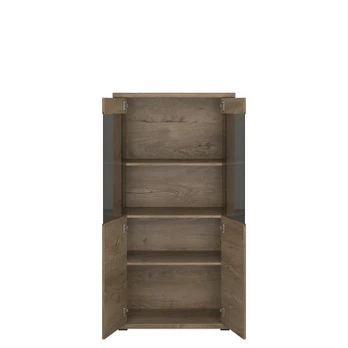 Vitrina Mebelbos Cordan 2w, 80,2x41x156,5 cm, ruda