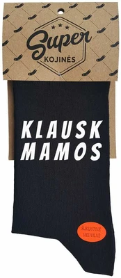 Kojinės "Klausk mamos"