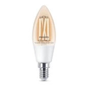 LED lemputė Philips Wiz LED, C35, balta, E14, 4.9 W, 470 lm kaina
