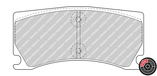 FERODO FDB5021 Brake pad set