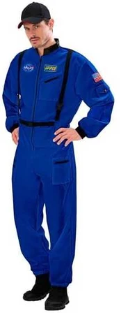 Widmann Blåt Astronaut kostume