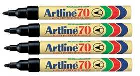 Marker Artline 70 Blister-pack sort (4)