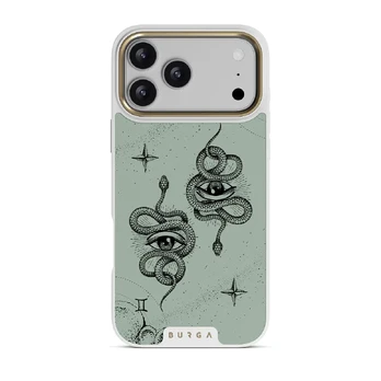 Gemini - iPhone 17 Pro Max Case, Elite Light (MagSafe) / Gold / Turquoise