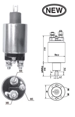 MAGNETI MARELLI 940113050539 Starter motor solenoid switch