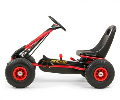 Milly Mally L2 Thor Raudona Pedal Go -Kart avarija