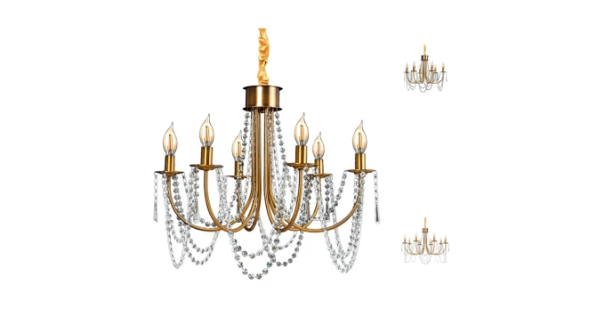 Pakabinamas Šviestuvas „Chandelier Gold“