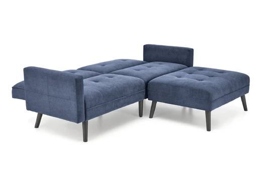 kampinė sofa - lova CORNELIUS, mėlyna