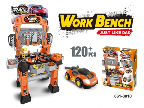 Orange Workshop 120el. + Disassembling Car