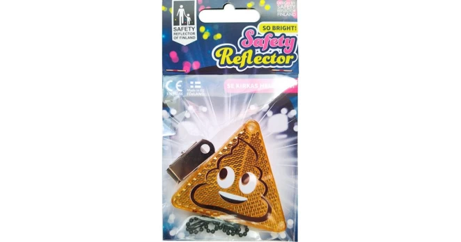 SAFETY REFLECTOR atšvaitas, Smiling Poo, 220252-1