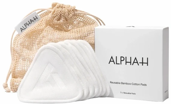 Alpha-H, Re-Usable Bamboo Pads, Cleansing, Cleansing Pads, 7 pcs