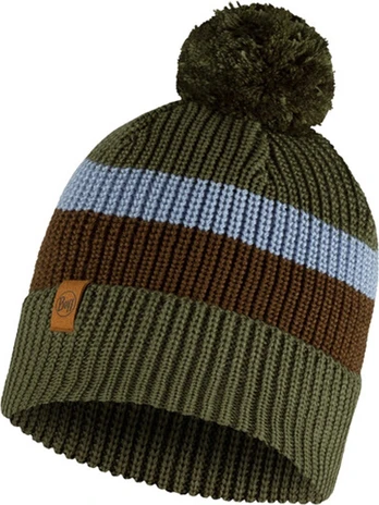 Buff Czapka BUFF KNITTED HAT ELON CAMOUFLAGE-CAMOUFLAGE one size