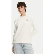 Tommy Jeans Džemperis Essential DW0DW20639 Balta Regular Fit
