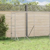 Lauko voljeras šunims, sidabrinis, 2x14x2m, plienas kaina
