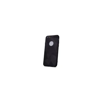 iLike Apple iPhone XR geometrinis matinis dėklas juodas