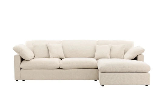 Amalfi Corner Sofa - Beige Fabric /