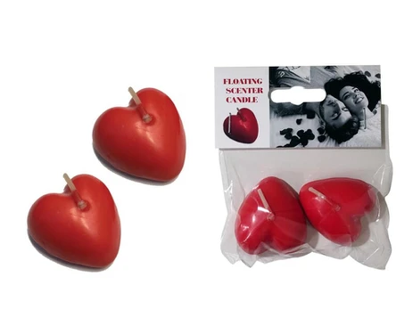 Širdelės formos žvakė