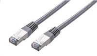 C-TECH kabelis patchcord Cat5e, FTP, šedý, 5m