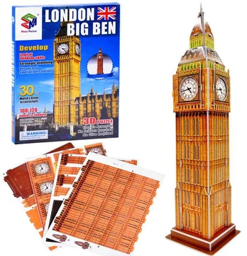 3D dėlionė London Big Ben, 30 el.