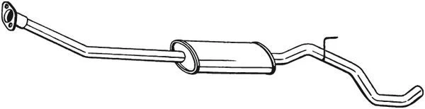 Vidurinis duslintuvas BOSAL 286-277
