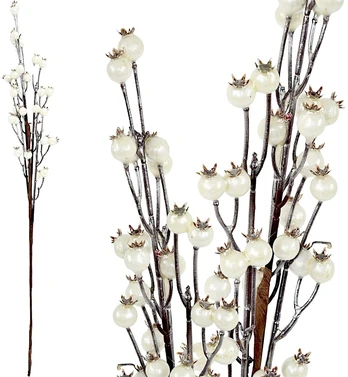 SASKA GIFT AND DECOR Dekoratyvinė šakelė 70 cm balta