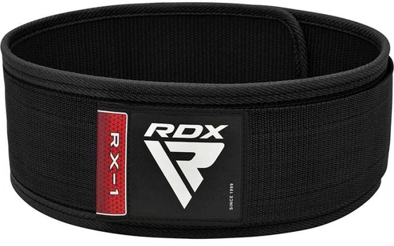 Sunkiosios atletikos diržas RDX RX1, juoda, M