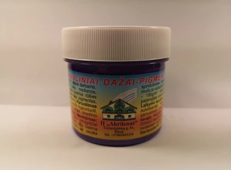 Akriliniai dažai AKRILEN, violetinės sp., 120 ml