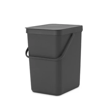Brabantia šiukšliadėžė, 25 l, pilka