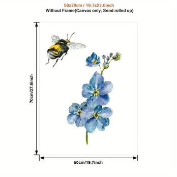 Akvarelės piešinys, 50,04*70,1cm Be rėmelio