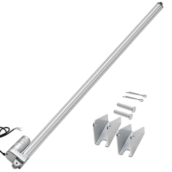 12 V linijinė pavara 1016 mm eigos, IP65, 3000 N, 5 mm/s