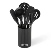 Kitchen utensils MAESTRO MR-1542-BLACK 8 elements Black kaina