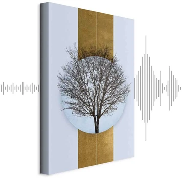 Artgeist Paveikslas - Circle of Nature (1-part) - Tree Branches in Round Composition