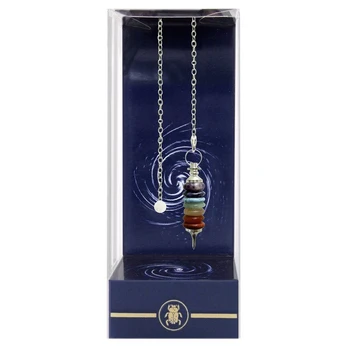 Deluxe Seven Rings of Chakras Pendulum Švytuoklė