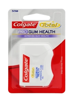 Dantų siūlas Colgate Total Pro Gum Health, 50 m