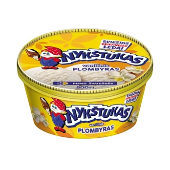 Vanilinis plombyras dėžutėje NYKŠTUKAS, 800 ml