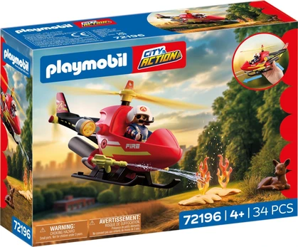Playmobil - Firefighting Helicopter (72196)