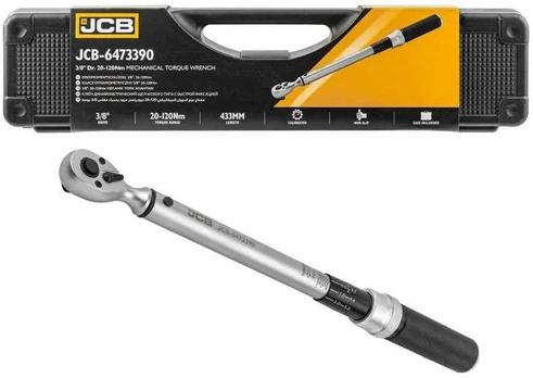 JCB dinamometrinis raktas 3/8" 20-120Nm