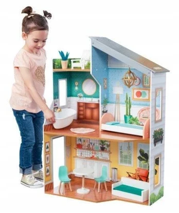 Kidkraft Emily medinis lėlių namelis su baldais