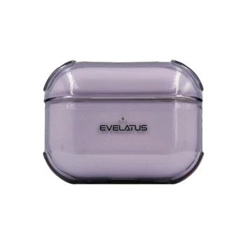 Evelatus Apple AirPods 4 TPU Protective Case Transparent Purple