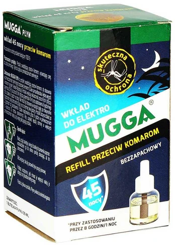 Mugga MUGGA INSERT skystis nuo uodų 45 naktys 35 ml