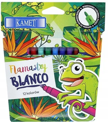 Kamet flomasteriai, 12 spalvų