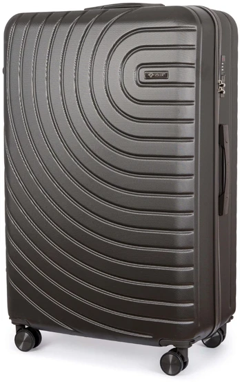 MEDIUM SUITCASE 22 STL945 ABS DARK GREY