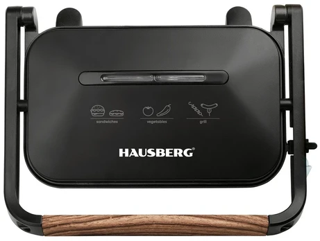 Sumuštinių keptuvė ir grilis Hausberg HB-632NG, juoda