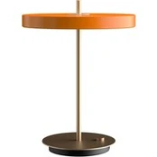 "UMAGE" LED stalinis šviestuvas "Asteria Table", USB, oranžinis/žalvaris
