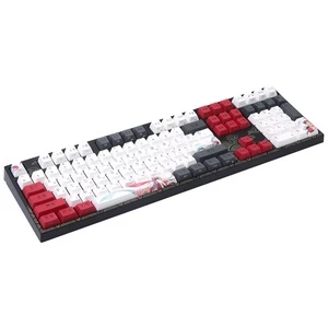 Klaviatūra Varmilo VEA108 Cherry MX Brown EN, juoda/raudona