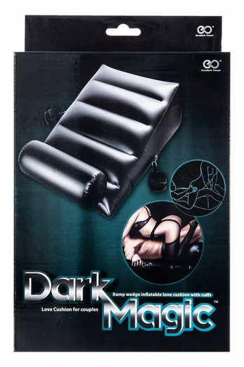 DARK MAGIC Ramp Wedge Inflatable Cushion with Detachable Cuffs