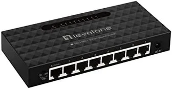 Šakotuvas Level One LevelOne Switch 8x GE GEU-0821 Kunststoff