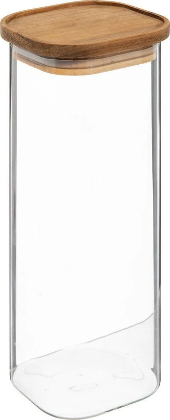 Glass Stiklinis maisto indas, sandarus, 2 l