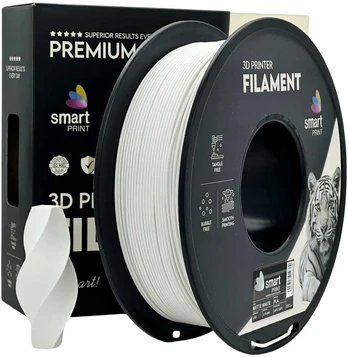 3D Plastikas - Filamentas PLA matte baltas | 1.75 mm, 1kg | Sprint