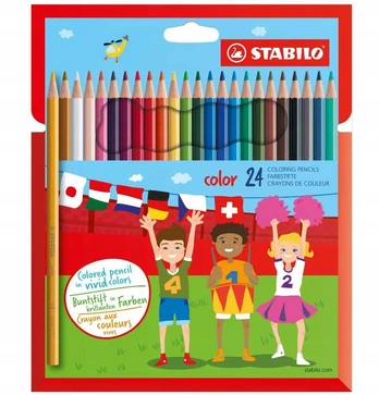 Pieštukai spalvoti 24vnt.