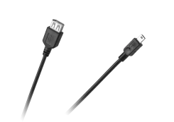 USB kabelio lizdas A - mini USB 5 kontaktų kištukas. kaina